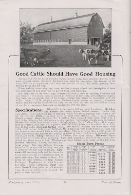 Good Cattle Should Have Good Housing::Montgomery Ward Kit Barn