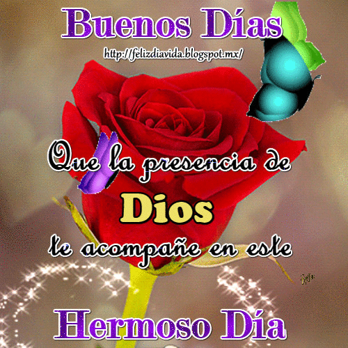 FELIZ DÍA A LA VIDA: BUENOS DÍAS