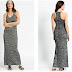 Rochie lunga de vara Calvin Klein Jeans gri - Reducere