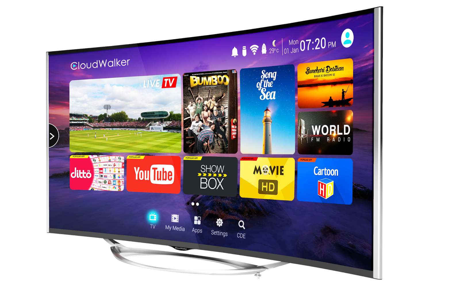 Techstuff CloudWalker launches Cloud TV for limitless digital