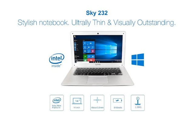 Notebook Zyrex Sky 232