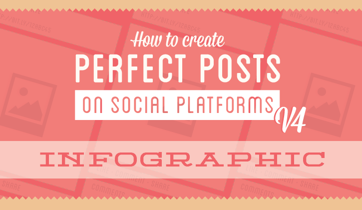 How To Create Perfect Posts for Blog, YouTube, Tumblr, Vine, Google+, Facebook and Twitter: Infographic