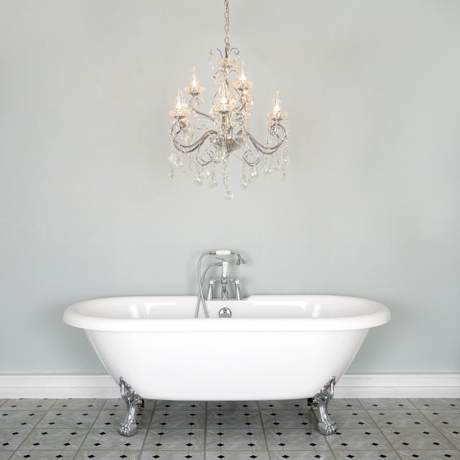Modern Bathroom Chandeliers Crystal Chandeliers A Chic Solution for