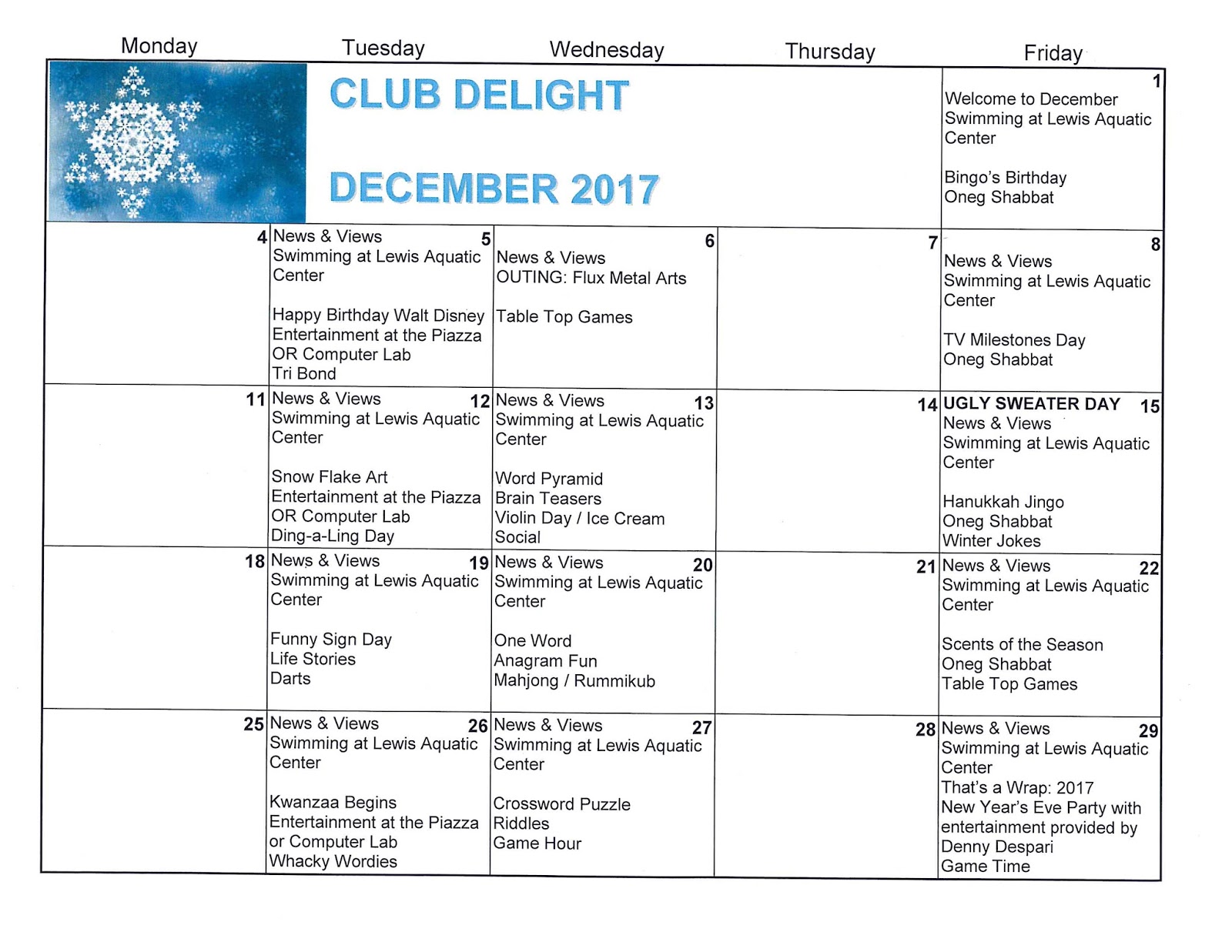 Menorah Park's Mandel Adult Day Center in Cleveland, Ohio