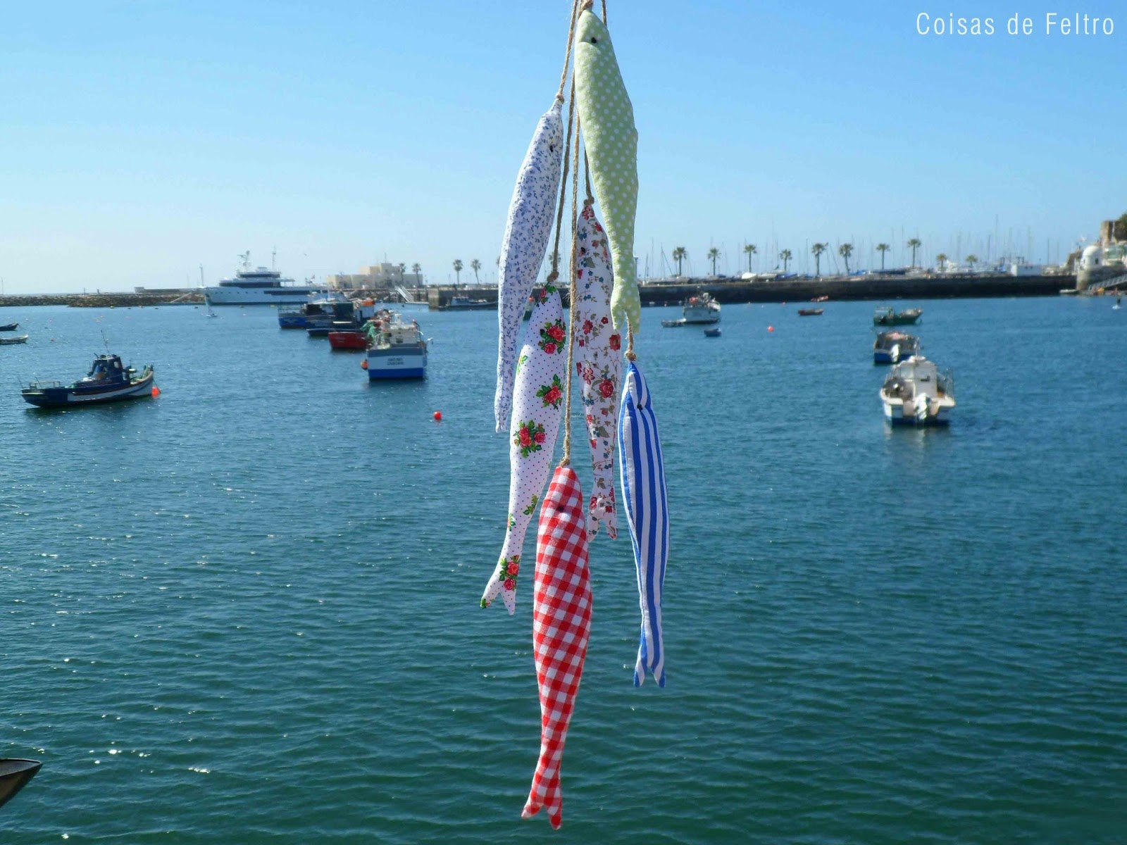 Sardinhas de tecido costura criativa