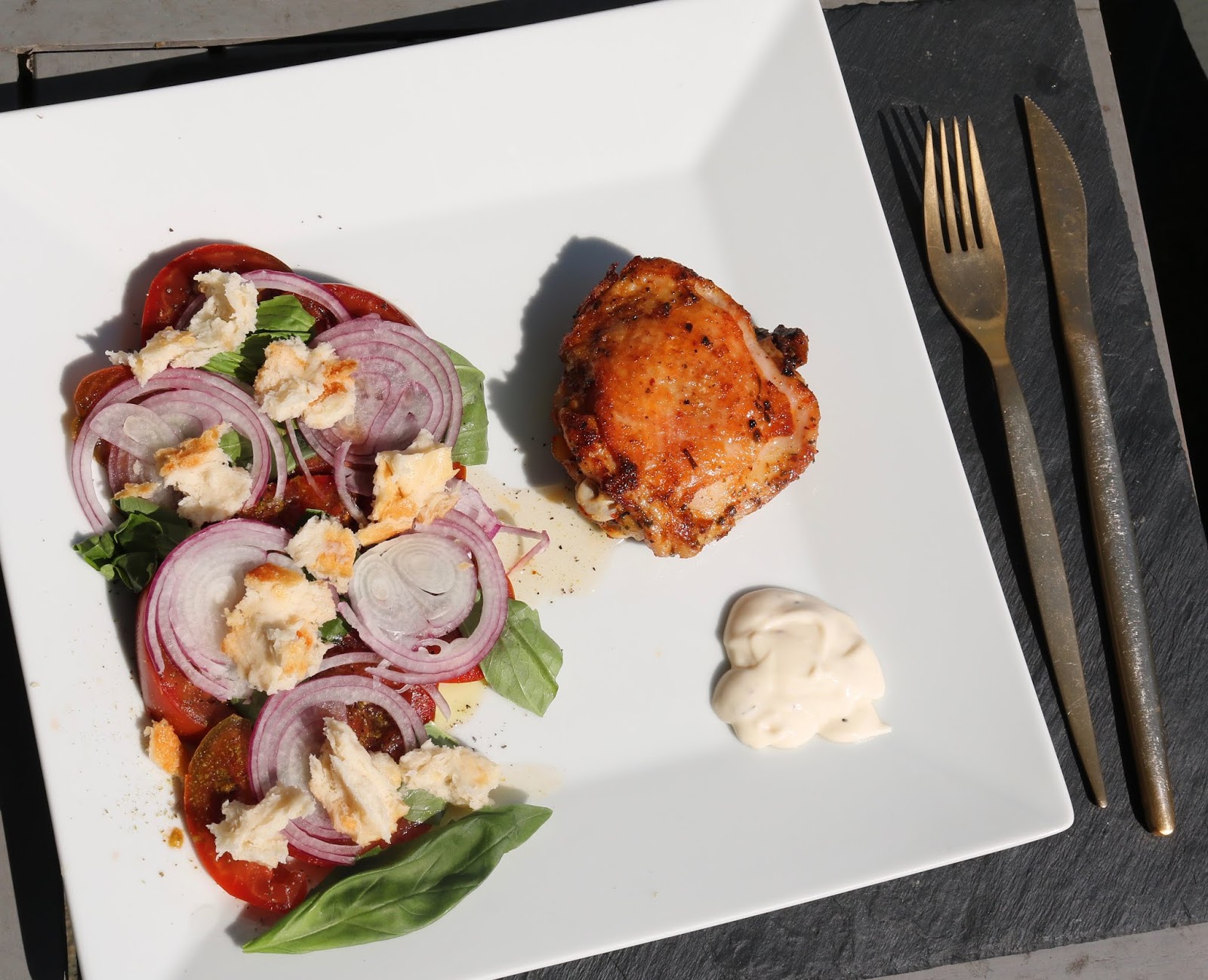 Hähnchen Oberkeule gegrillt Hähnchen Oberkeule gegrillt