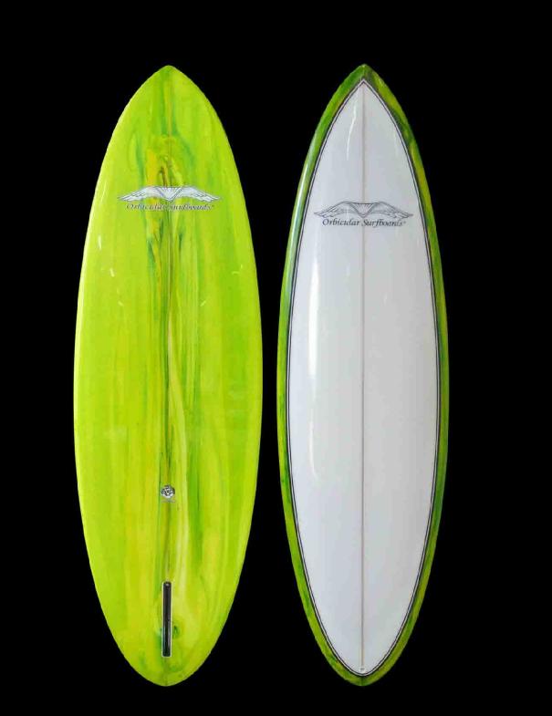WaveFront Surf Shop Single Fin Surfboard The Flash Forward
