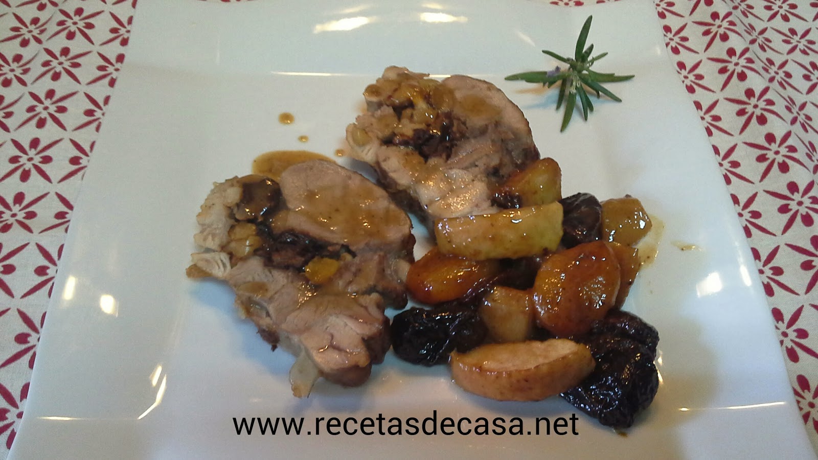 RECETAS DE CASA: Codillo de cerdo relleno al horno