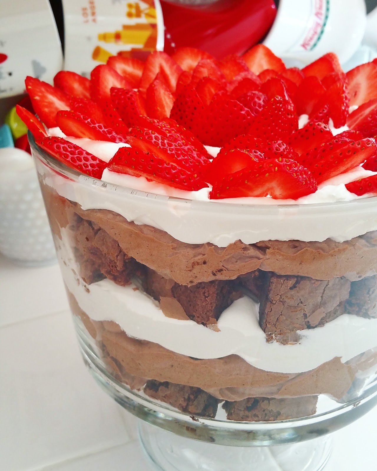 Raising Up Rubies- Blog: layered chocolate brownie trifle