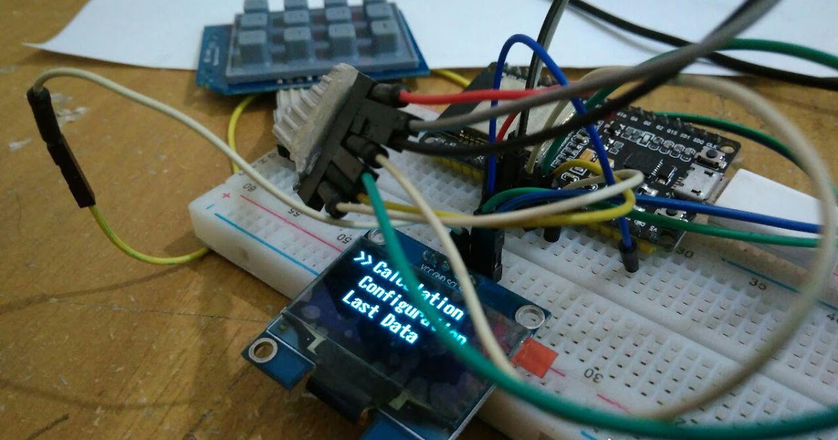 How to use keypad matrix 3x4 and oled display 1.3in with ESP32 in ...