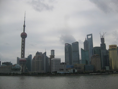 Shanghai - Blick auf Pudong vom Bund aus