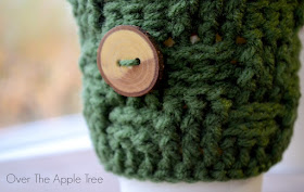 You can make your own wood buttons! DIY wood button tutorial, Over The Apple Tree