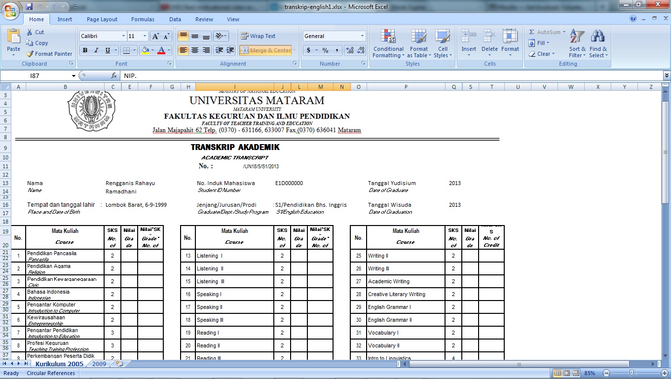 contoh transkrip nilai wood scribd indo contoh transkrip nilai wood scribd indo