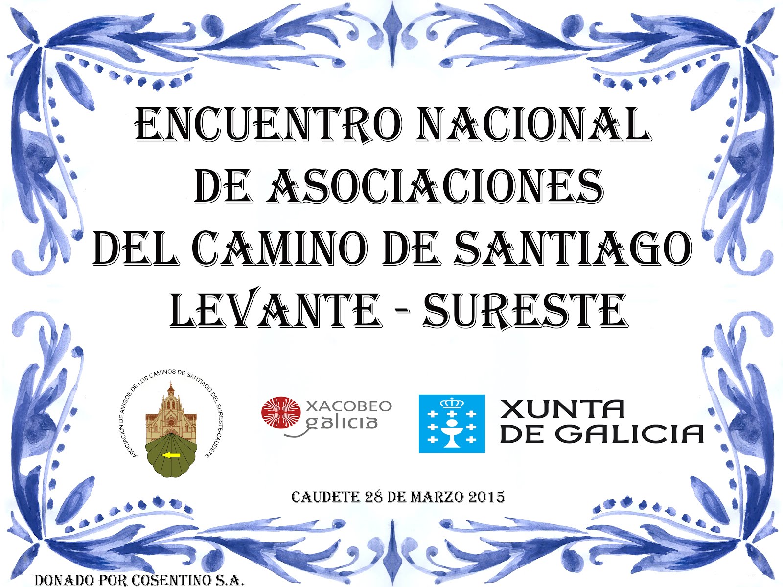 AZULEJOS INAUGURADOS EN EL ENCUENTRO NACIONAL DE ASOCIACIONES LEVANTE-SURESTE