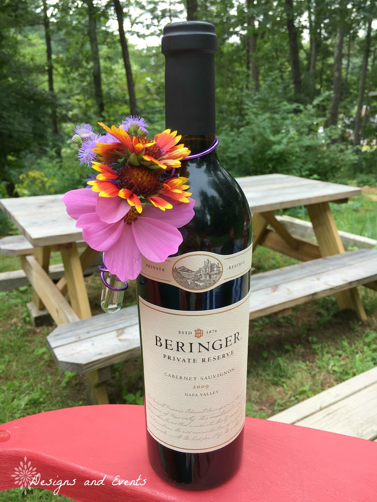 DesignsandEvents A Bouquet for a Bouquet (Wine That Is)