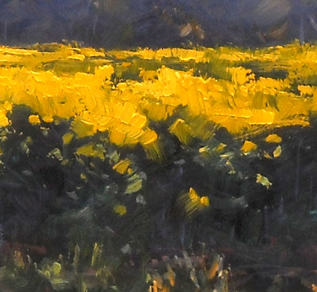 My Week in Art: Canola oil painting
