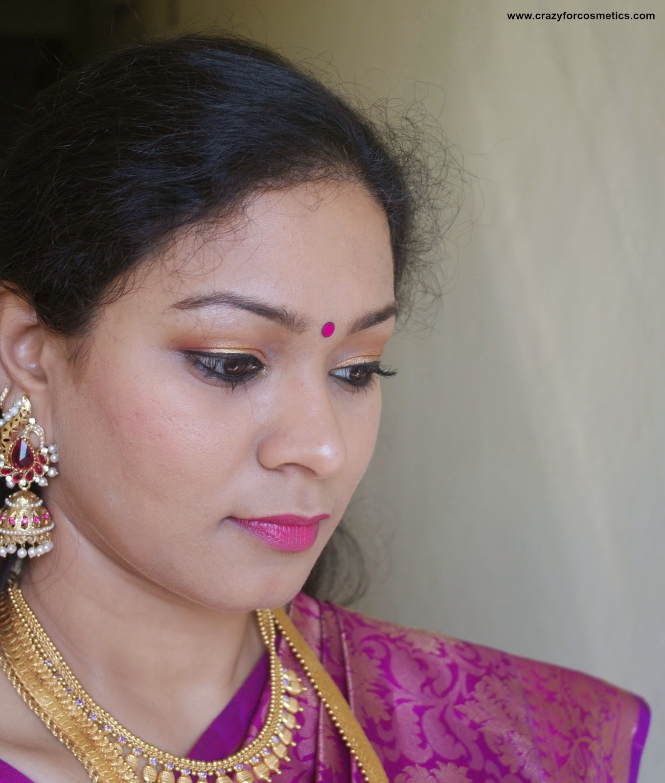 south indian summer wedding makeup ideas