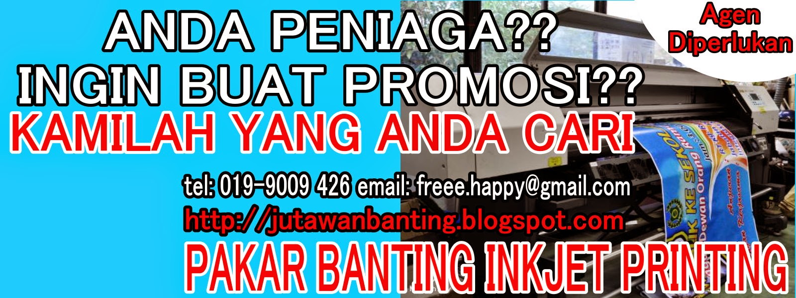 Jutawan Banting Inkjet Printing