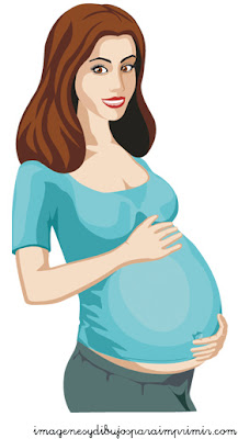 dibujos de mamas embarazadas para imprimir