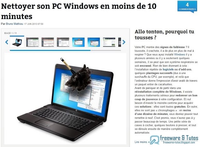Le site du jour : les logiciels gratuits pour nettoyer son PC Windows en moins de 10 minutes
