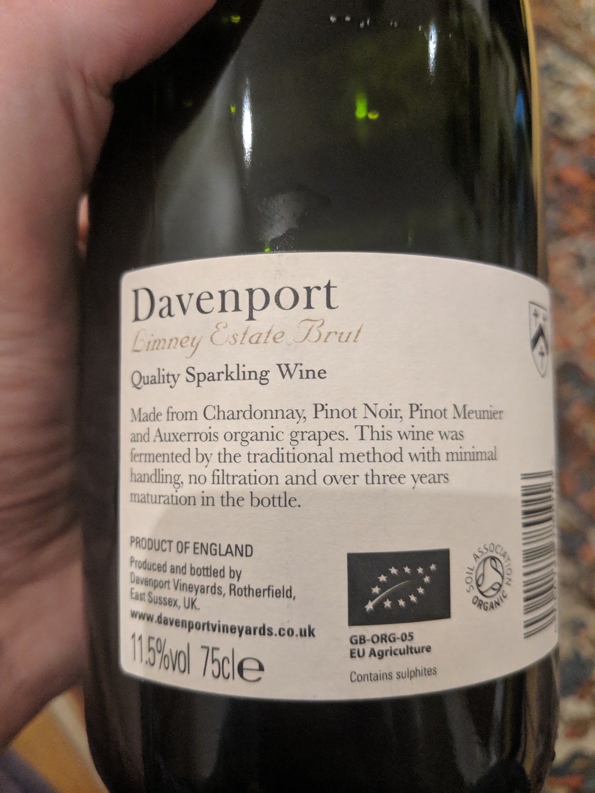 Organic English Sparkling Wines Tasting