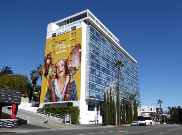 Giant At Home with Amy Sedaris billboard Sunset Strip Giant At Home with Amy Sedaris billboard