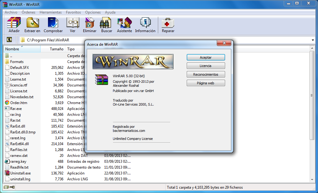 Winrar v5.00 x64 64 bit include keygen