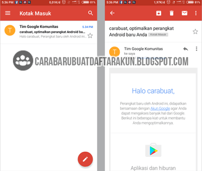 cara buat gmail di android Cara Daftar Email Baru lewat Hp Android untuk Buat Akun Google