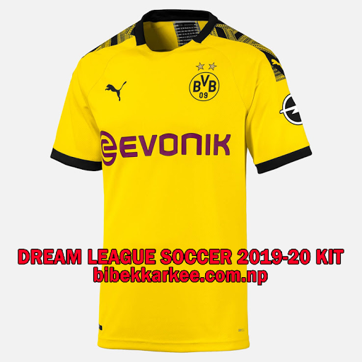 Borussia Dortmund 2019-2020 Dream League Soccer Kit and Logo