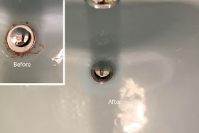 GORGEOUS SHINY THINGS: How to Repair a Porcelain Sink