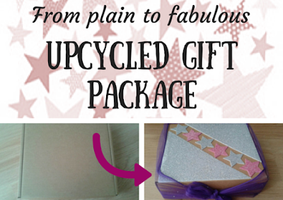 upcycle, DIY, upcycled gift package