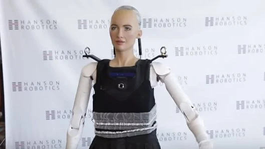 Robot Sofia has become humanoid