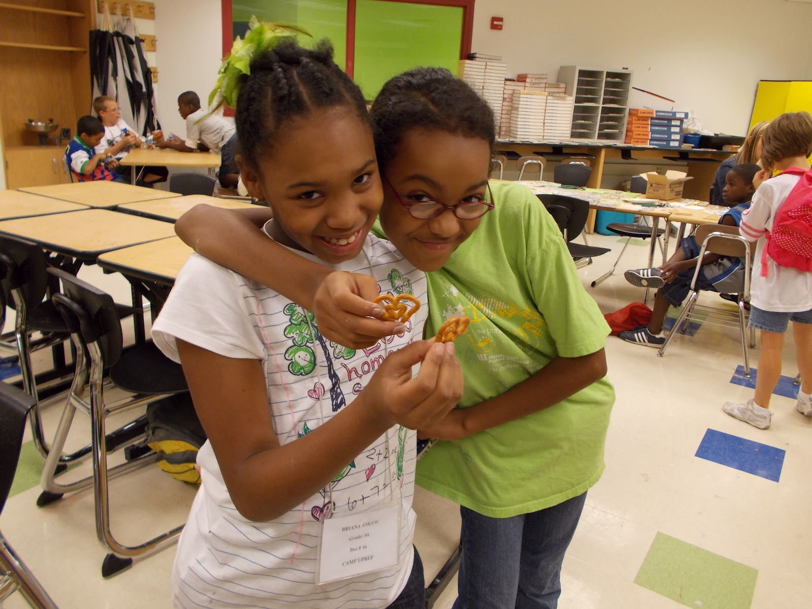 Clay and Mosaic Extravaganza: Students work with clay to make artwork ...