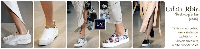 [SS16] Calvin Klein pret-a-porter:sneakers with everything. L-vi.com