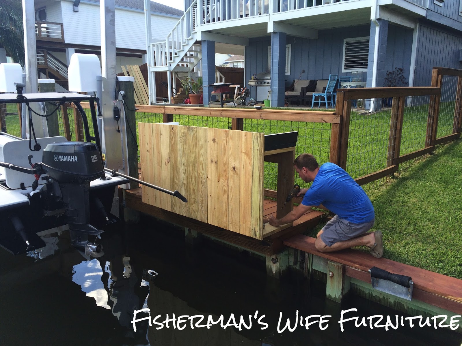 Fisherman's Wife Furniture The DIY Dock One Year Later