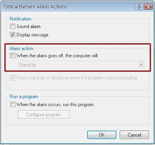 Critical battery. Alarm goes off. This Label will be displayed on the Screen when Alarm goes off.