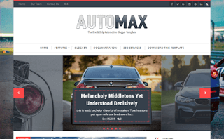 Automax new Blogger Template 2017