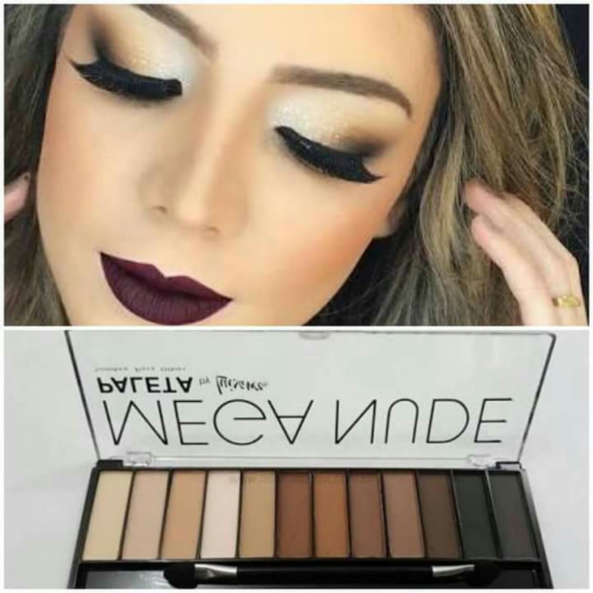 Escola Make Up: Paleta de Sombras da Mega Nude "Simplismente Perfeita"