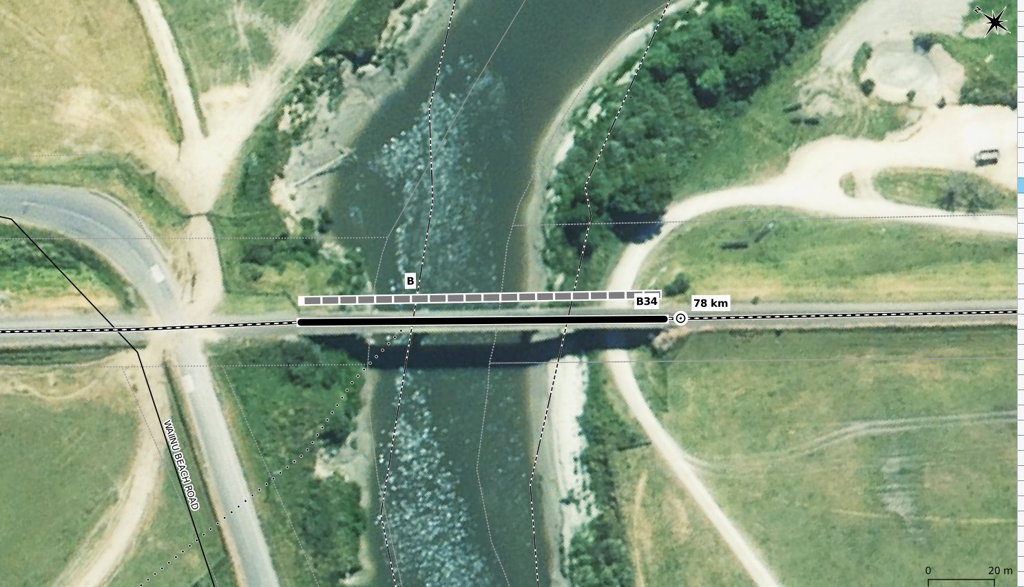 New Zealand Rail Maps Marton New Plymouth Line [3A] Waitotara