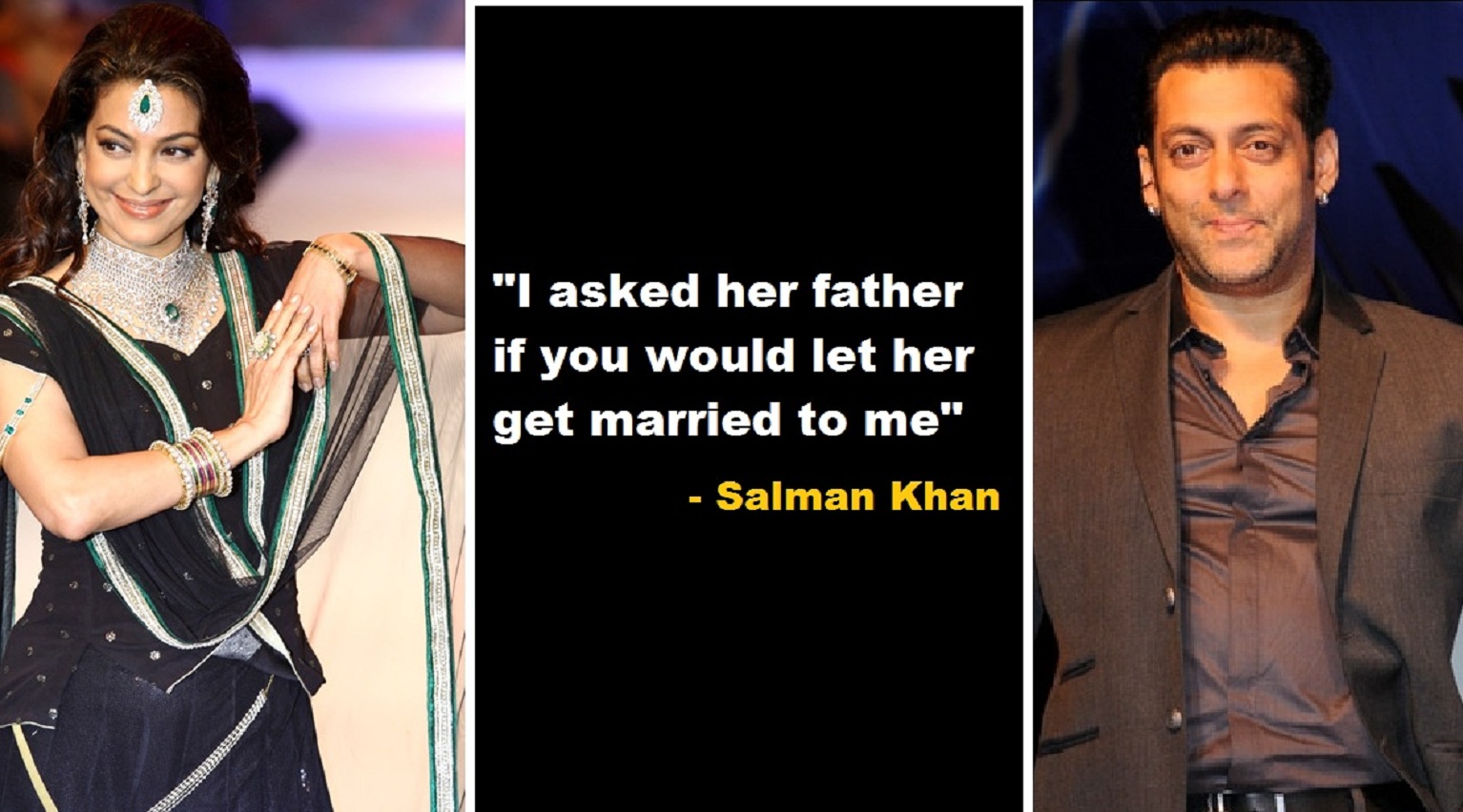 Juhi Chawla Porn Vido - Salman Khan wanted to marry Juhi Chawla at one point, viral clip shows!