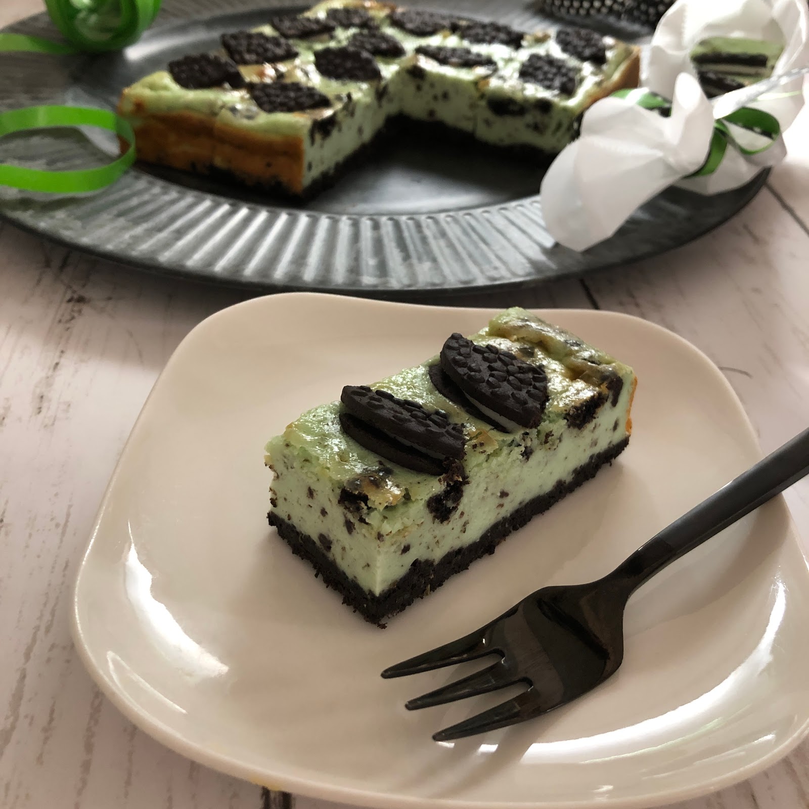 Green Banana チョコミントチーズケーキ