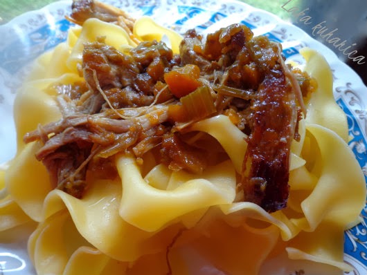 Rib ragù by Laka kuharica: unusual and budget friendly dish pinched from Nigel Slater.