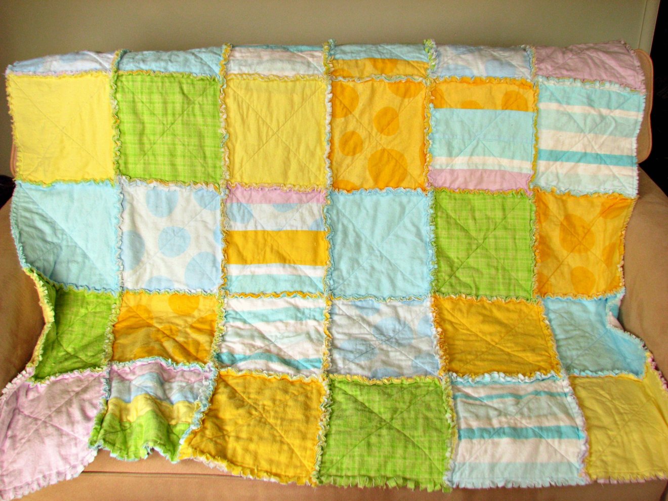 Unicornis Creations by Momma Mary Rag Quilt for Me