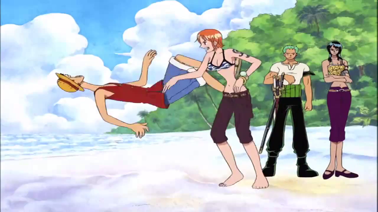 Anime Feet: One Piece: Nami's Bare Feet (Skypiea Arc)