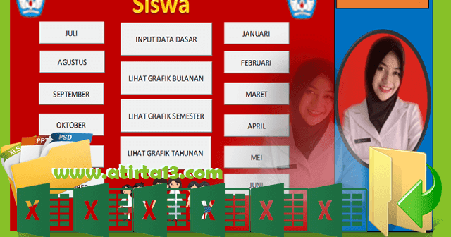 Master Aplikasi Ketidakhadiran Siswa Format Excel Gratis