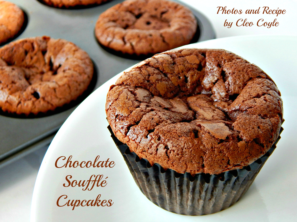 Cleo Coyle Chocolate Souffle Cupcakes from SHOT IN THE DARK by Cleo Coyle
