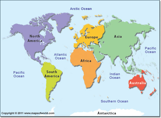 all blog sites: free World map