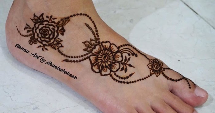 Fantastis 27 Gambar  Tato  Henna  Di Kaki Gambar  Tato  Keren 