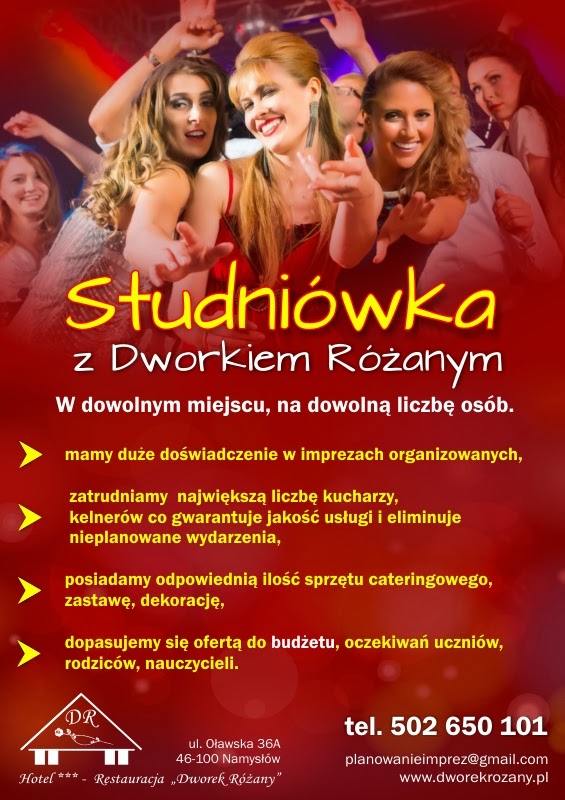 Studniówka 2014 - Dworek Różany - Namysłów