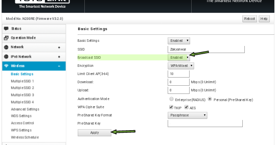 Cara Menyembunyikan Nama Wifi Atau Ssid Access Point Totolink N200re Mang Admin